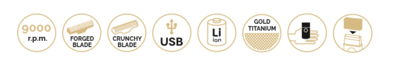 Gamma+ Uno Shaver Black GPUMOSFS